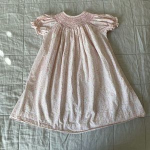 Cream Karen Geometric Bishop Dress